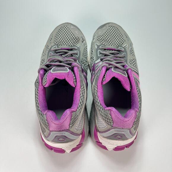 Brooks Ariel Wide Gray Purple Athletic Running Shoes 1201642E085 Women's Size 10 - Picture 6 of 10